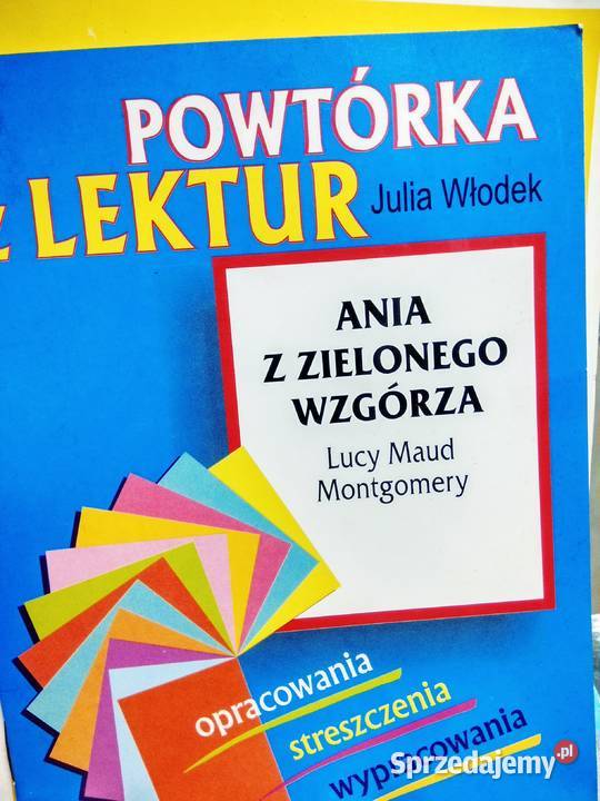 Ania z Zielonego wzgórza powtórki lektur szkolne Antykwariat Warszawa