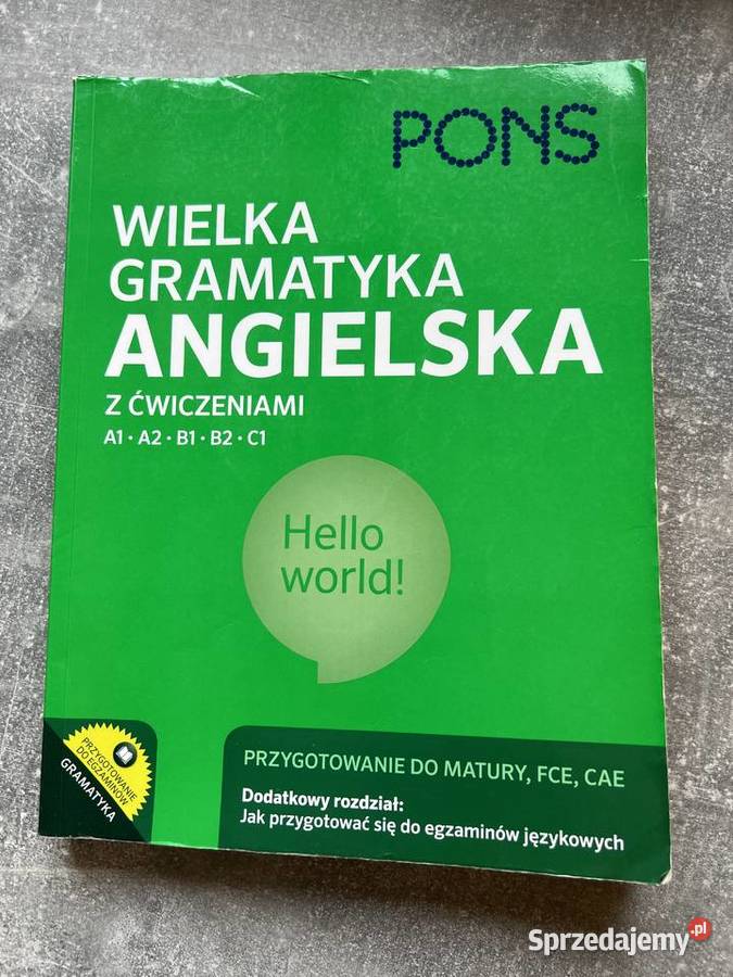 Wielka gramatyka angielska z ćwiczeniami A1 A2 Jasło