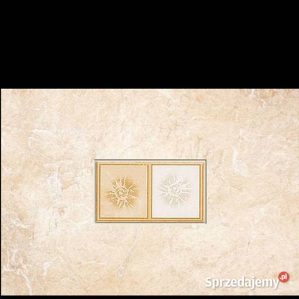 Dekor Duo brąz 25 x 36 Domino aktualne Tubądzin Płytki ścienne