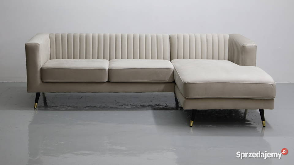 TLŁ Narożnik nowoczesna rogówka beżowy VELLUTO 1 71cm