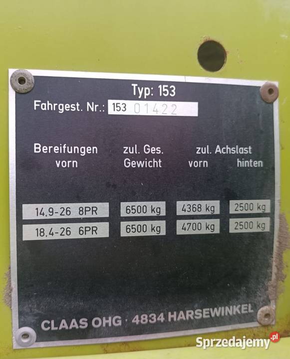 Claas Dominator 48 Chełm