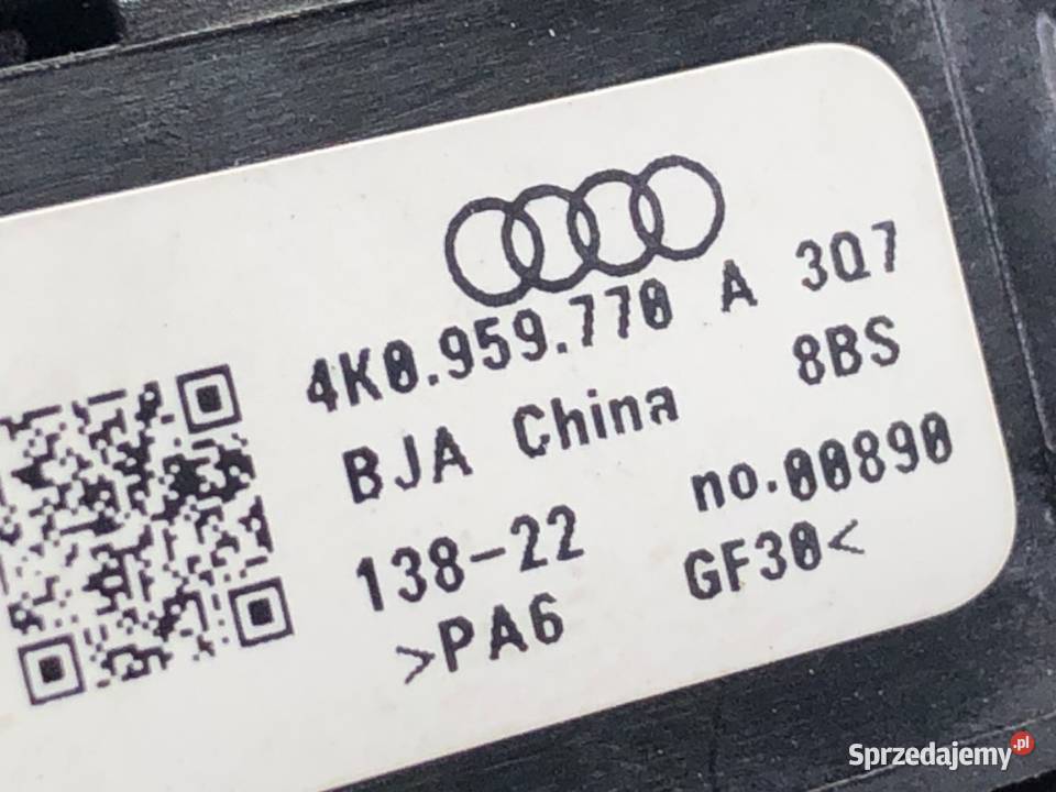 PRZEŁĄCZNIK PAMIĘCI FOTELA AUDI A7 C8 4K0959770A osobowe sprzedam