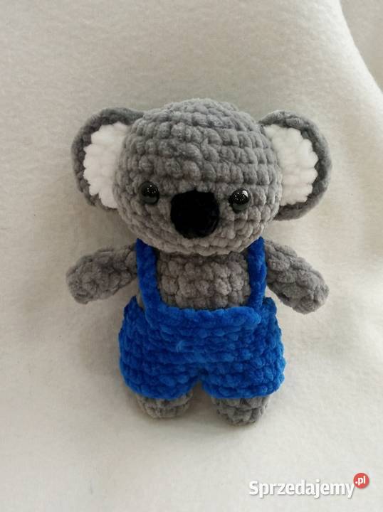 Miś koala wykonany na szydełku łódzkie