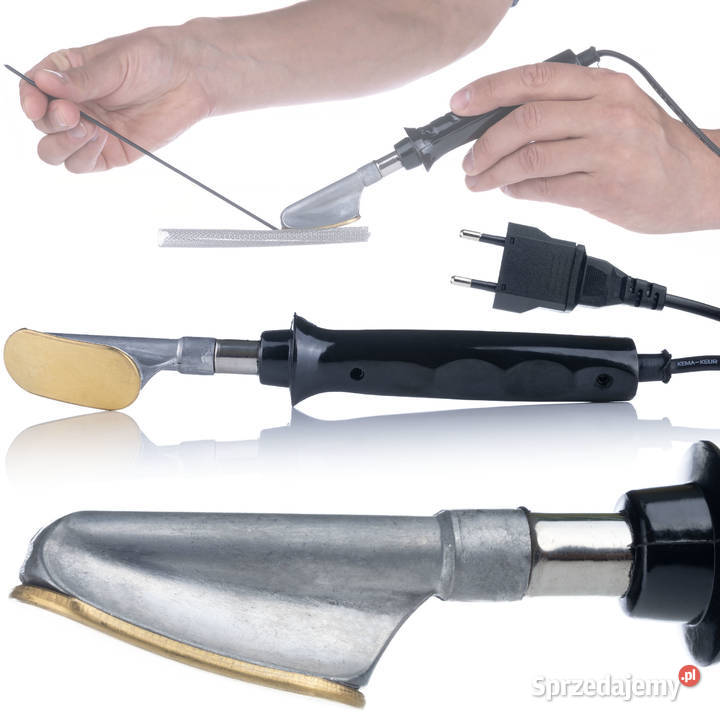 Lutownica Żelazko do Wygładzania Plastiku 230 mm Dom i Ogród małopolskie Ludźmierz