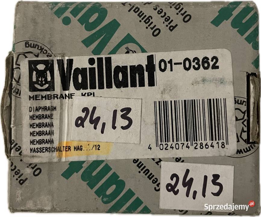Membrany zestaw naprawczy pieca Vaillant 010362 Koluszki