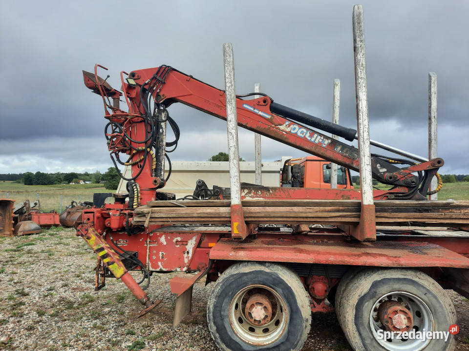 Żuraw do załadunku drewna LOGLIFT F 105 S 26 t podlaskie sprzedam