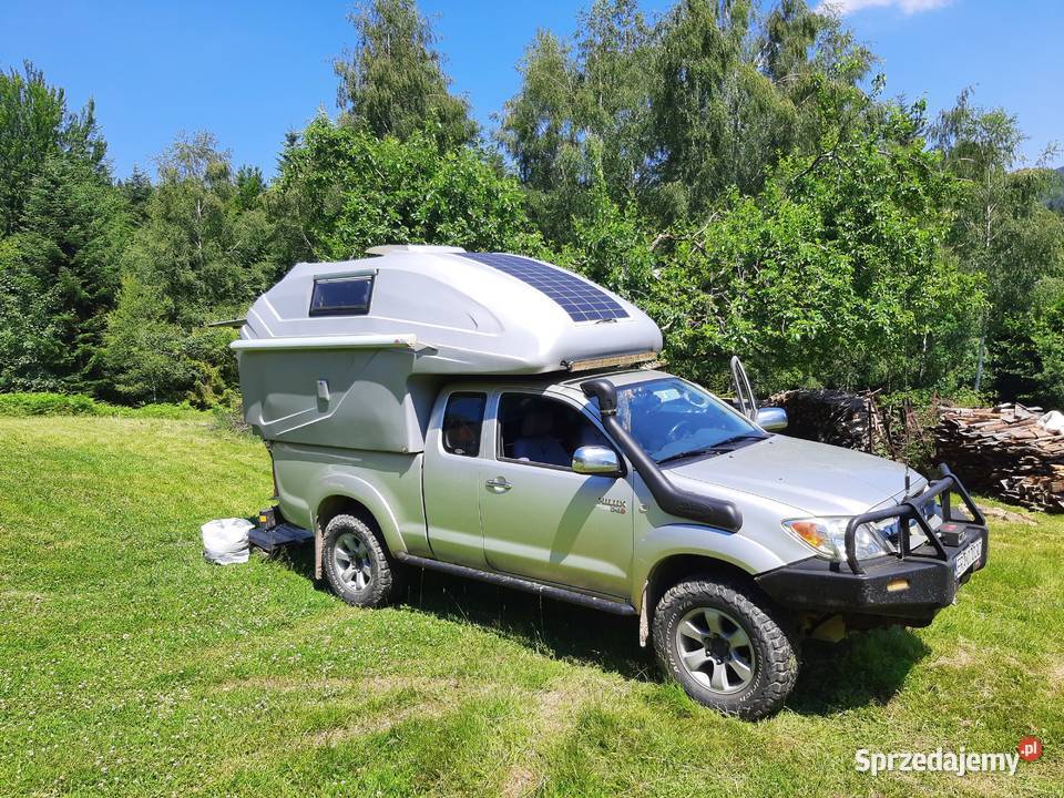 Zabudowa wyprawowa kamperowa na pickupa Hilux Radomsko sprzedam
