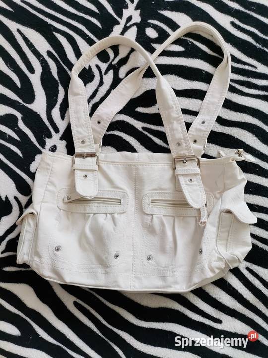 biała wodoodporna torba Torby i torebki podlaskie Białystok