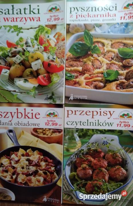 Książki przepisy kulinarne Biskupiec