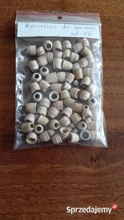 Wałek długi koraliki spirala Kłodzko