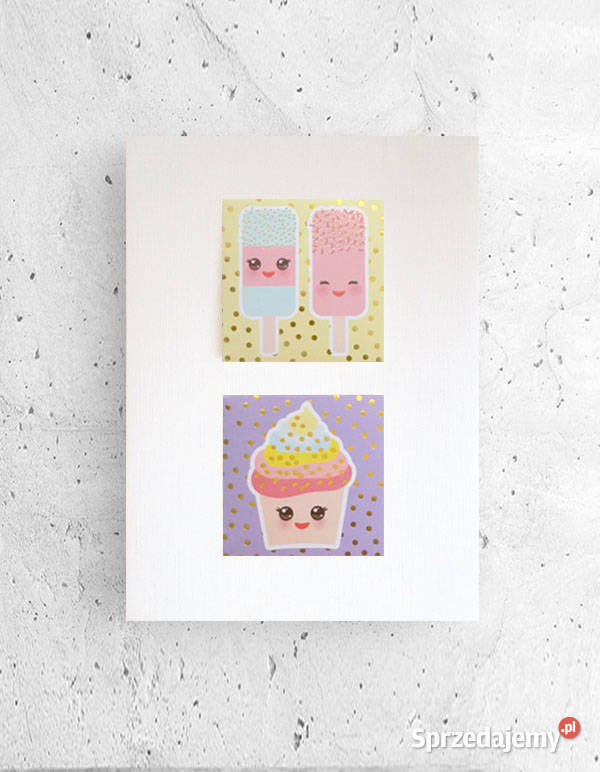 obrazek z ciastkami pastelowy plakat plakat do Białystok
