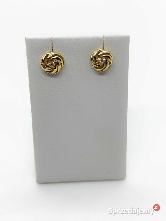 Złote Kolczyki pr 585 115g Sztyft złoto warmińsko-mazurskie Elbląg