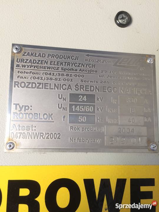 Sprzedam stację transformatorową PROMEX Kalisz wielkopolskie sprzedam