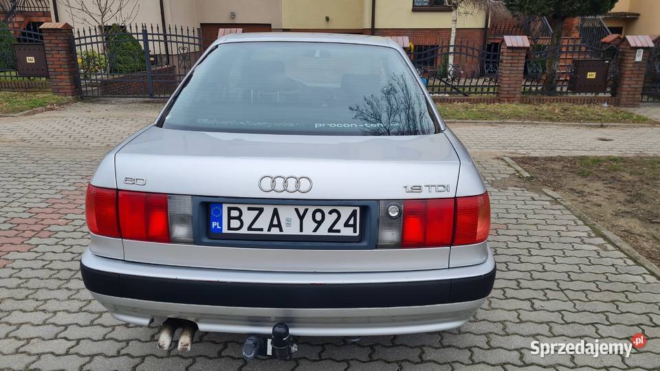 Audi 80 19 TDI 90 klimatyzacja hak 4 szyb elek Zambrów