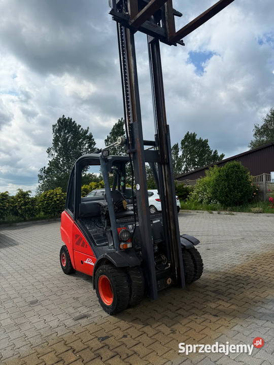 wózek widłowy terenowy LINDE H30T LPG bliźniacze łódzkie Działoszyn