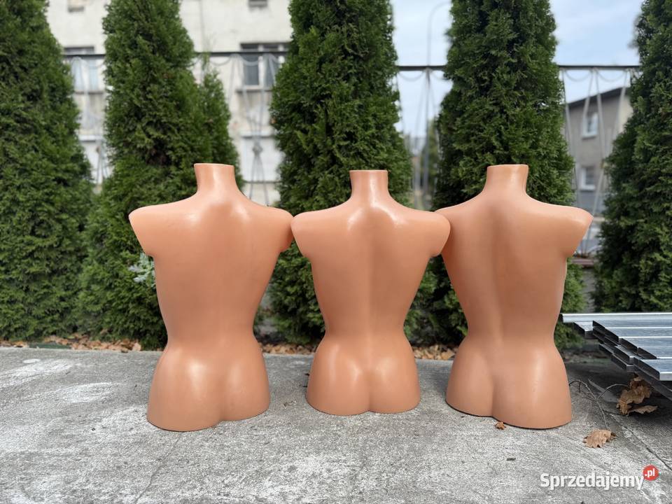 Manekiny damskie półpostaciowe idealny stan Rybnik