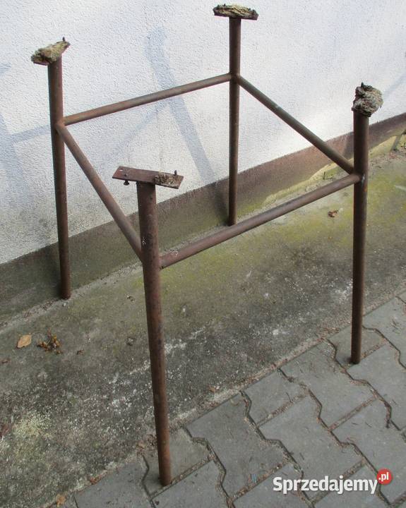 Stare Metalowe Nogi konstrukcja stolika PRL Meble mazowieckie Nieporęt sprzedam