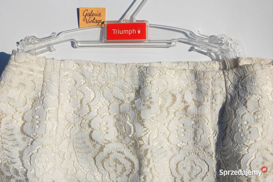 Spódnica mini XXXS30 koronka koronkowa ecru biały lubelskie Lublin