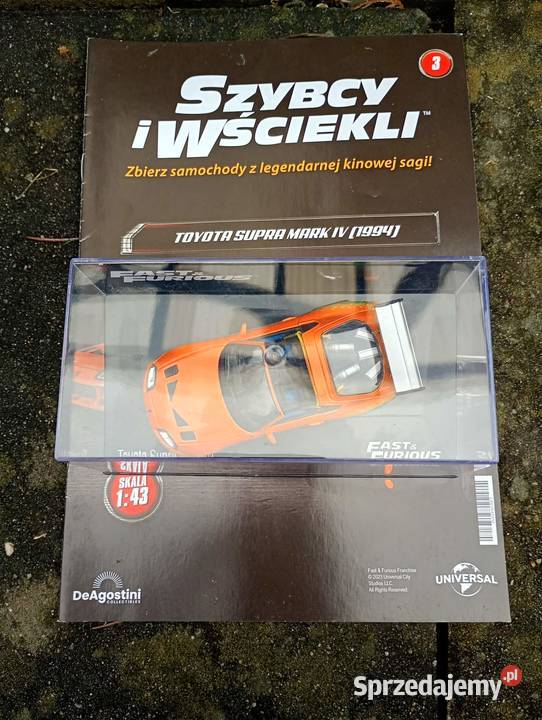 TOYOTA SUPRA MK IV MARK fast furious deagostini Warszawa