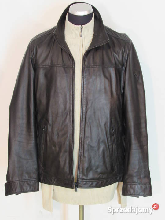 KURTKA SKÓRZANA ORYGINALNA CARLO COLUCCI MĘSKA Kurtki i płaszcze Łask