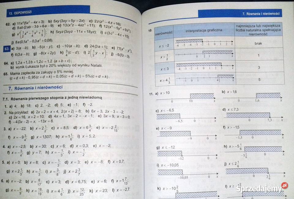 Zbiór zadań z matematyki kl 1 M miękka Chełm