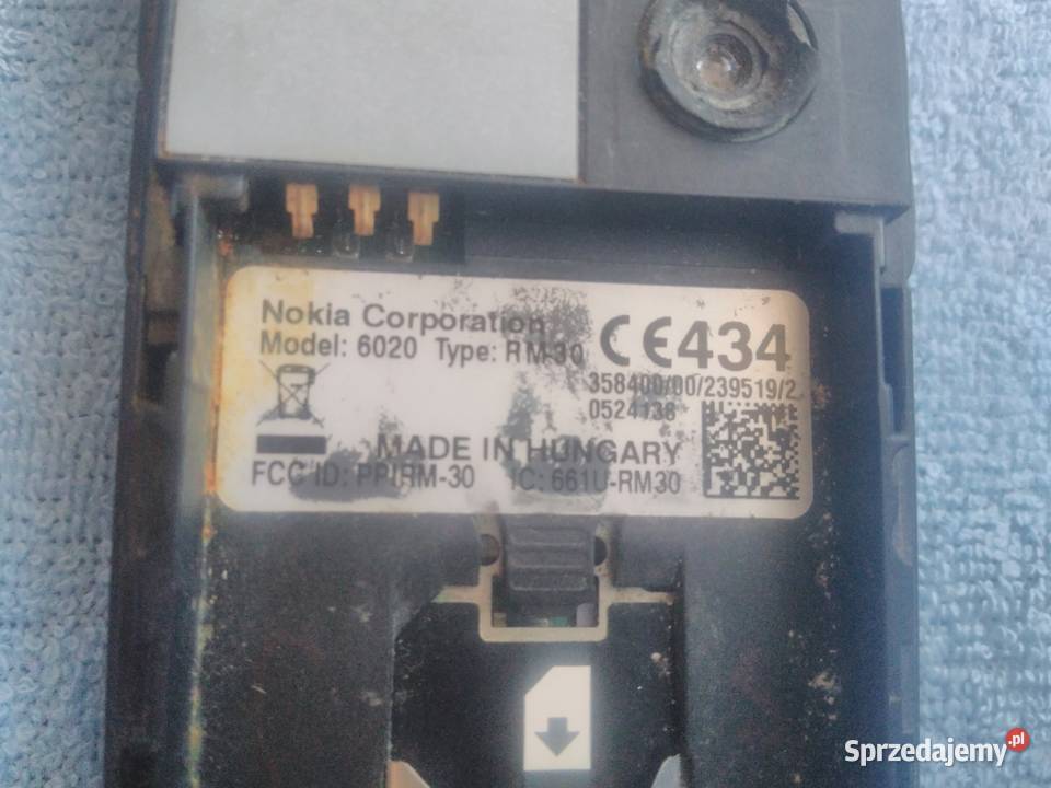 nokia 6020 rm30 rm30 rm 30 telefon Sandomierz