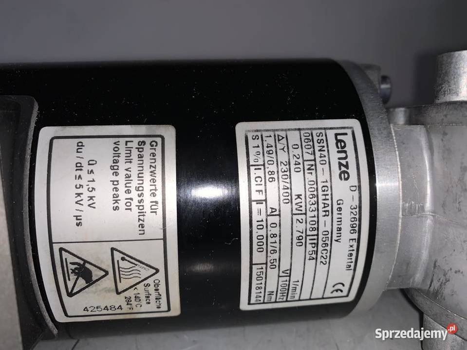 Lenze SSN401GHAR056C22 024kW 149086A Servomotor Pozostałe Warszawa