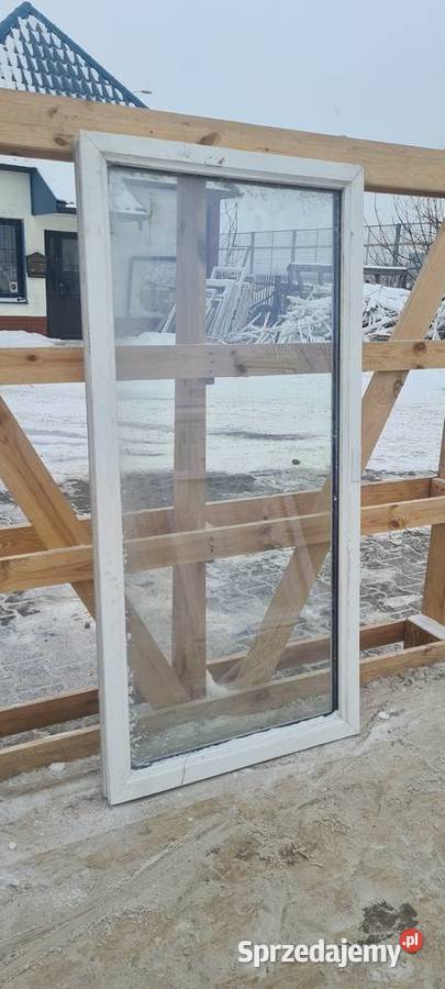 OKNA KacprzaK Witryna 73x151 FIX Używany PCV lubelskie Lublin