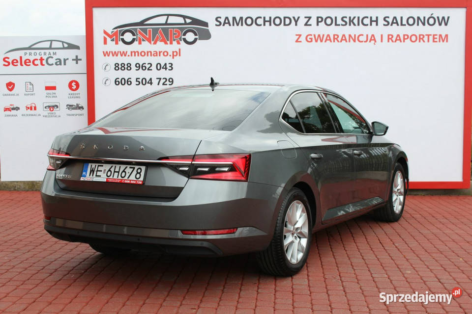 koda Superb AMBITION 15 TSI DSG Salon Polska kurtyny powietrzne Włocławek