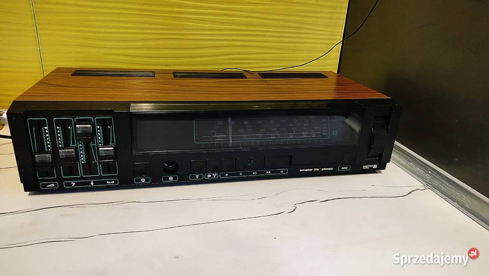 Radio Amator Stereo plus kolumny złote lata 80 mazowieckie Mińsk Mazowiecki