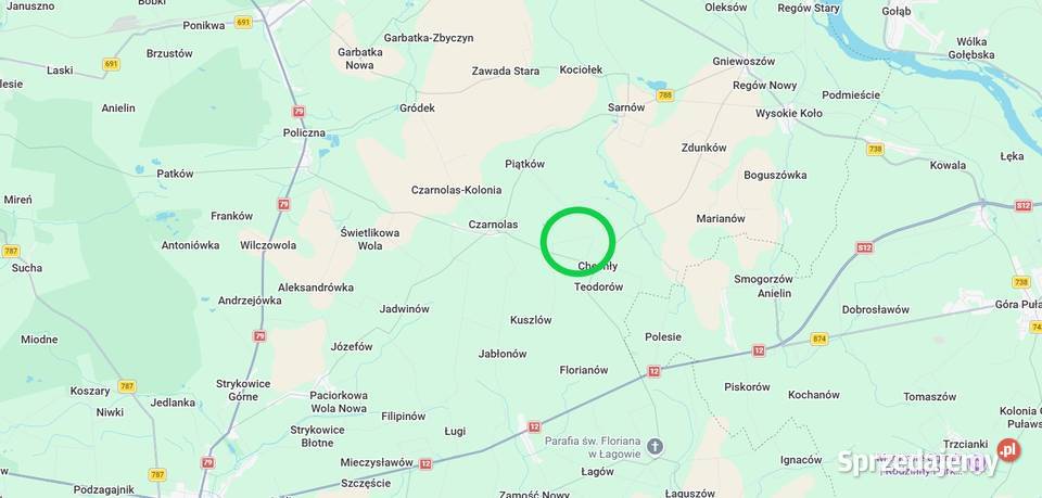 Sprzedam działkę rolnobudowlaną Sprzedaż Czarnolas