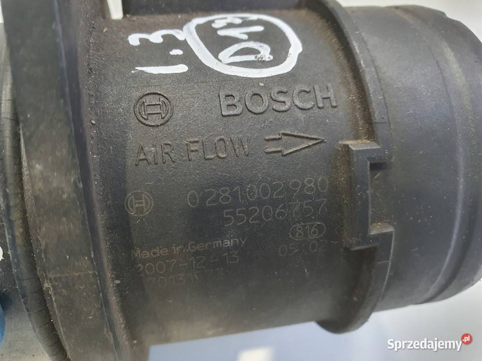 PRZEPŁYWOMIERZ Fiat Grande Punto 13 MJET Rudka