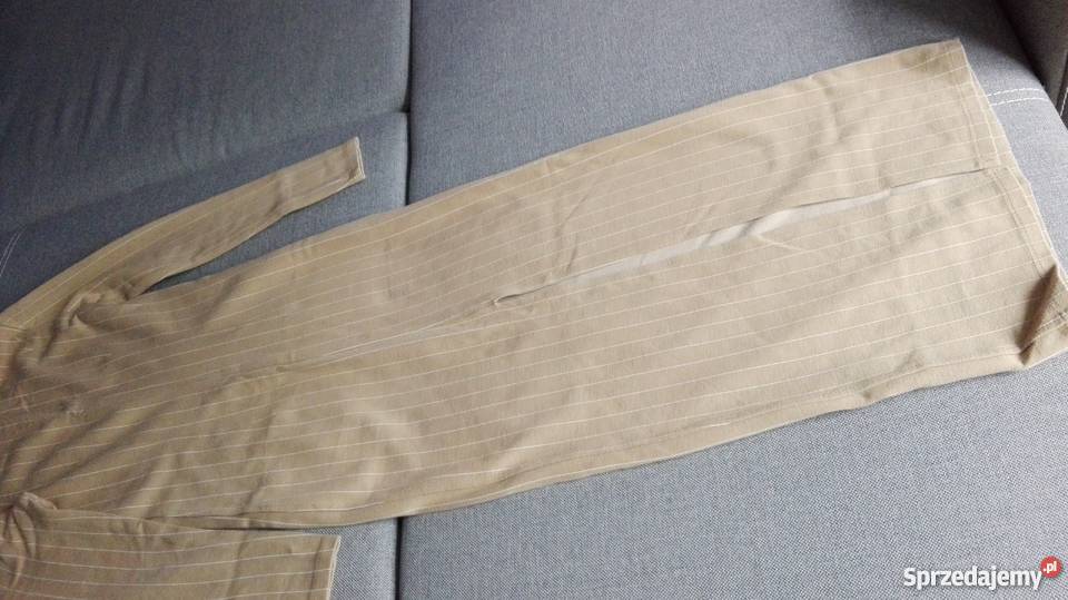 Bard WORLDWIDEDŁUGA BEŻOWA SUKIENKA R36 Łódź