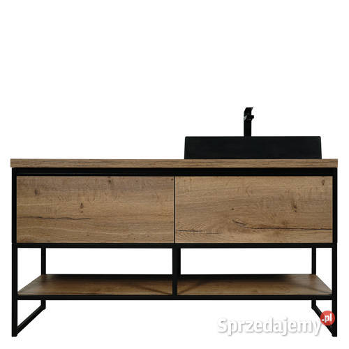 Szafka pod umywalkę 1402s z blatem stojąca loft Szafy, regały, półki Biłgoraj