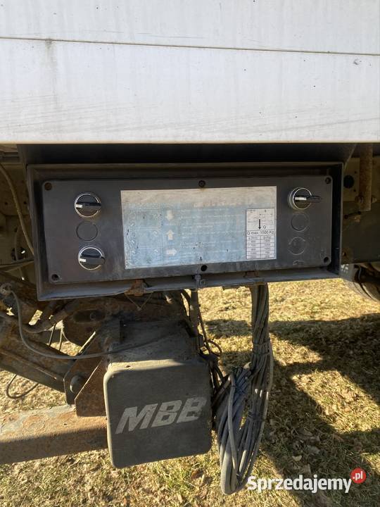 Zabudowa paka kontener winda załadowcza Międzybórz sprzedam