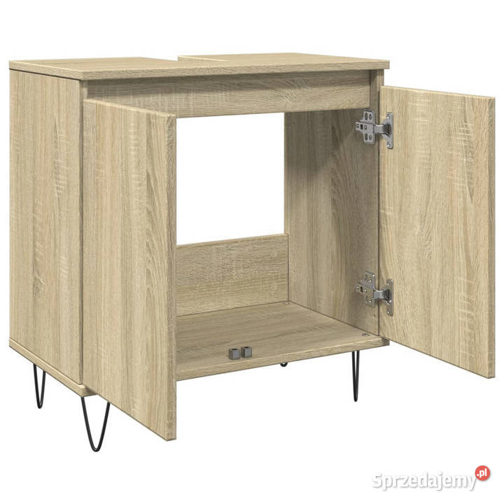 Szafka łazienkowa dąb sonoma 58x33x60 WM849674 mazowieckie Warszawa