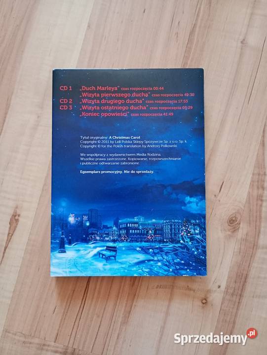 Opowieść Wigilijna 3cd czyta Krzysztof Pozostałe zachodniopomorskie Szczecin