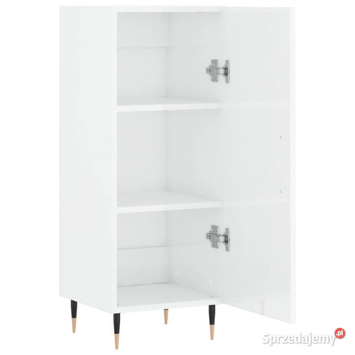 Szafka biała połysk 345x34x90 materiał