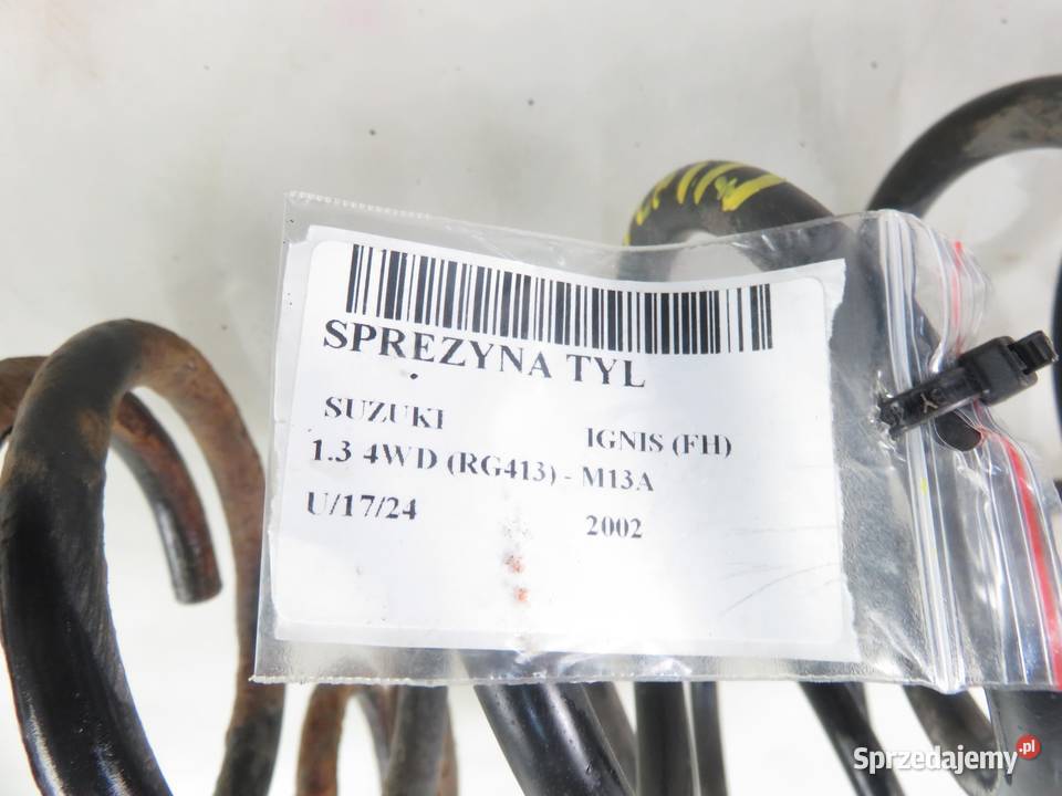 SPRĘŻYNY TYŁ SUZUKI IGNIS sprzedam