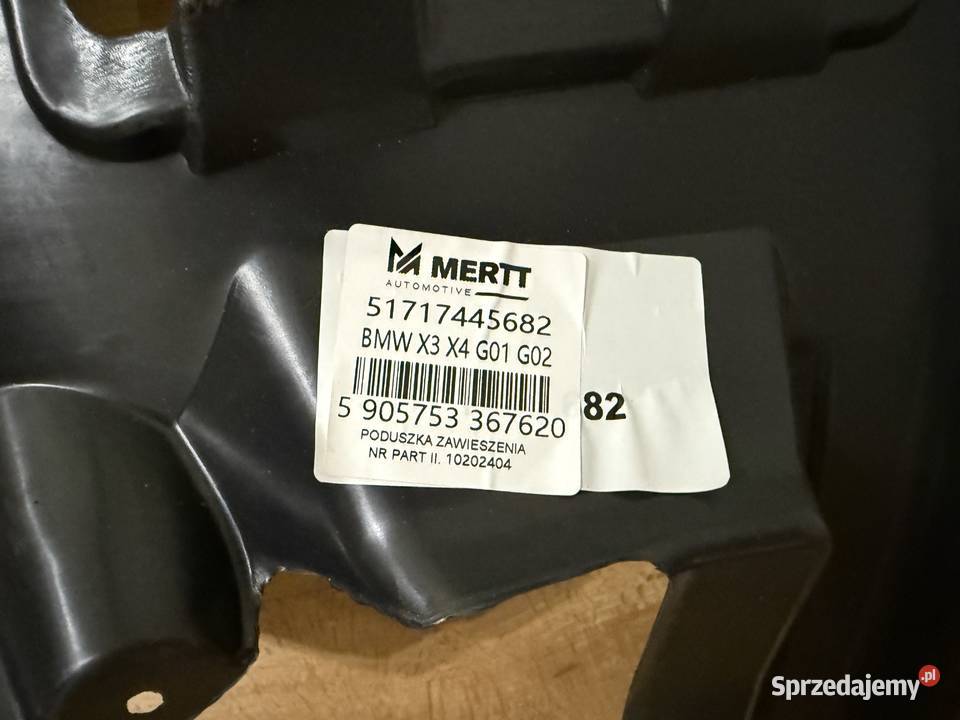 Nowe nadkole BMW X3 G01 firmy MERTT strona prawa Tarnów