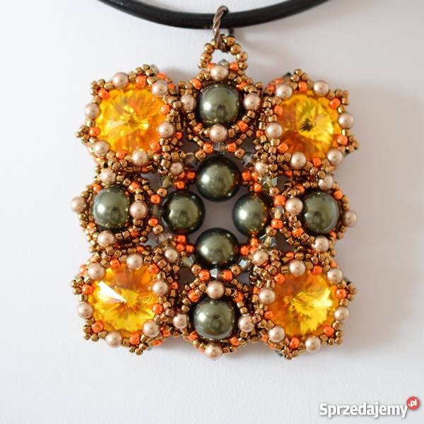 Wisior z kryształkami Swarovskiego Bydgoszcz sprzedam