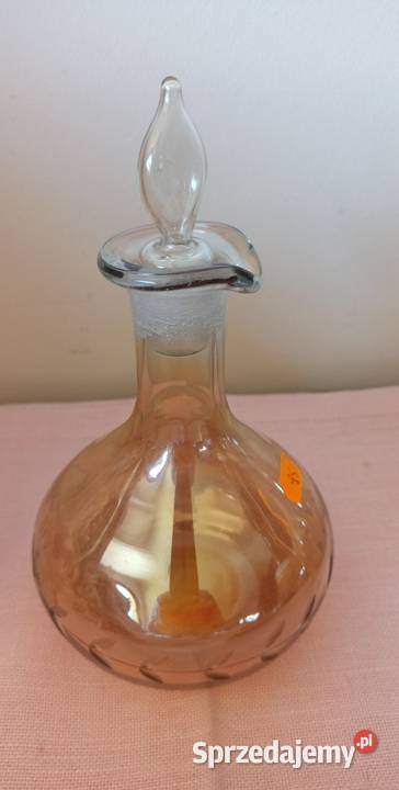 Karafka miodowe opalizowane Szlif