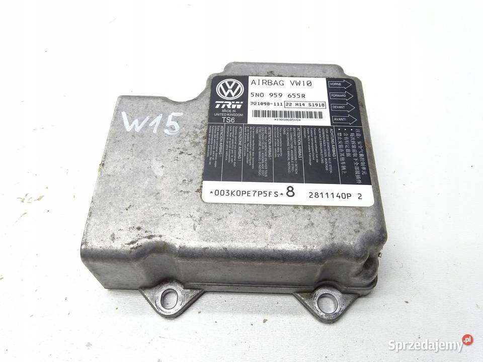MODUŁ SENSOR AIRBAG 5N0959655R VW PASSAT B7 CC osobowe sprzedam