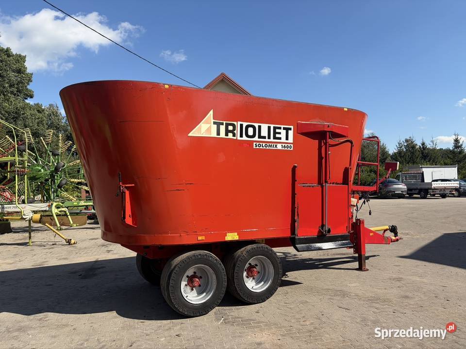 Wóz paszowy 16m3 paszowóz Trioliet Solomix 1600 Trioliet