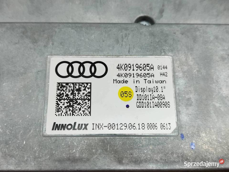 WYŚWIETLACZ 4K0919605A Audi A7 II 20182025 C8