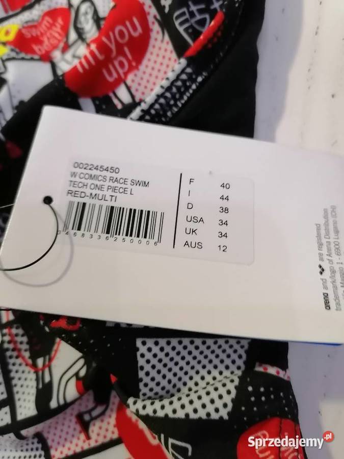 38 Arena Strój kąpielowy jednoczęściowy wzór Inna marka