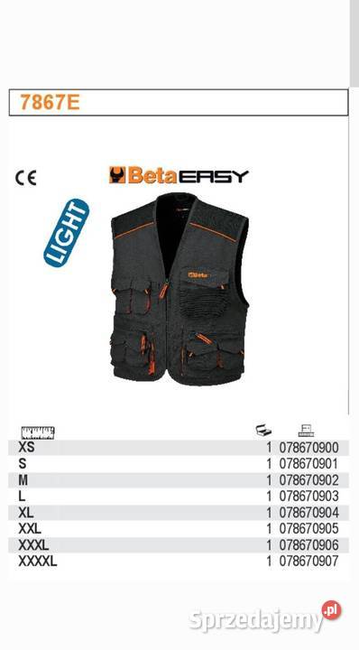 kamizelka robocza easy light beta 7867E Kostrzyn nad Odrą