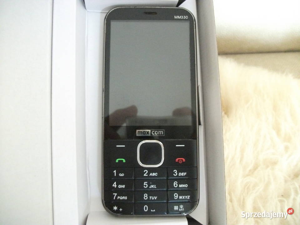 Komórkowy telefon Maxcom MM330 z ładowarką Warszawa
