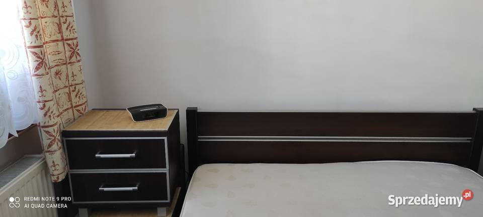 Łóżko z materacem ze stoliczkami 53cm Żory sprzedam