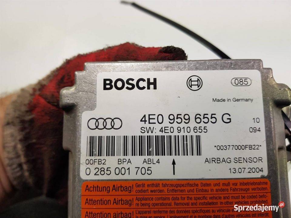 STEROWNIK 4E0959655G AUDI A8 D3 Lipno